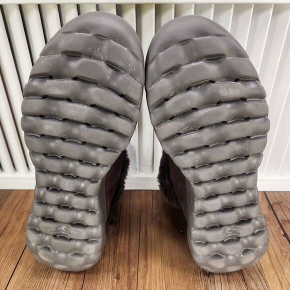 Skechers On The Go Joy Bundle Up Women Sz 9 Chocolate Brown Fur Trim Boots 15501 - Picture 7 of 10